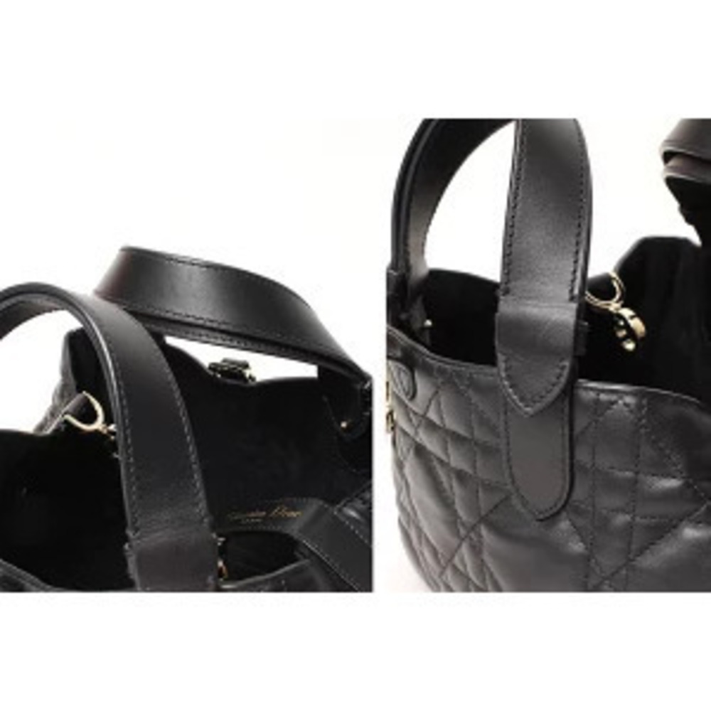 Dior Toujours Macro Cannage Calfskin Black Bag - Picture 6 of 6